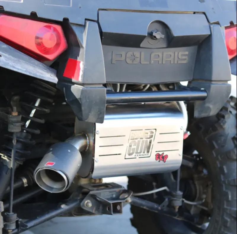 Big Gun 09-14 Polaris Sportsman 550 Xp/Ho/Eps/Efi Explorer Series Slip On Exhaust 1