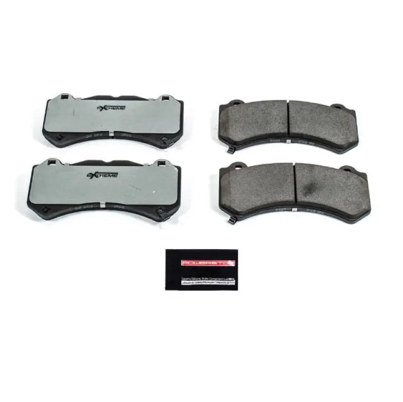 Power Stop 16-19 Cadillac Ats Front Z26 Extreme Street Brake Pads W/Hardware 1