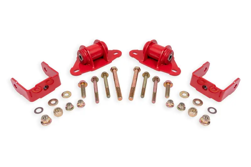 Bmr 14-19 Chevrolet Corvette Polyurethane Transmission/Differential Mount - Red 1