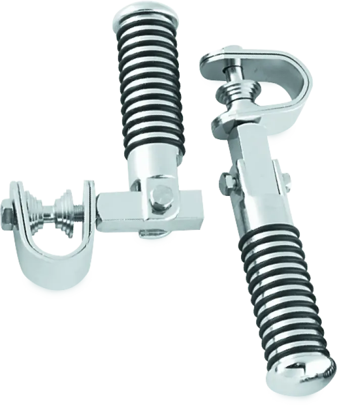 Bikers Choice Clamp On O Ring Peg Kit For 1 To 1 1/8 Inch Tube Universal Custom 1