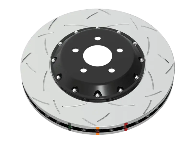 Dba 2021+ Dodge Challenger Hellcat 5000 Series 2-Piece T3 Slotted Front Brake Rotor W/M6  Nuts 1
