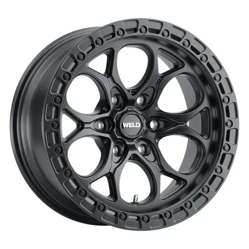 Weld 18X9 Ledge 6 6X139.7 Et-12 Bs 4.5 Satin Black / Satin Black Ring 106.1 1