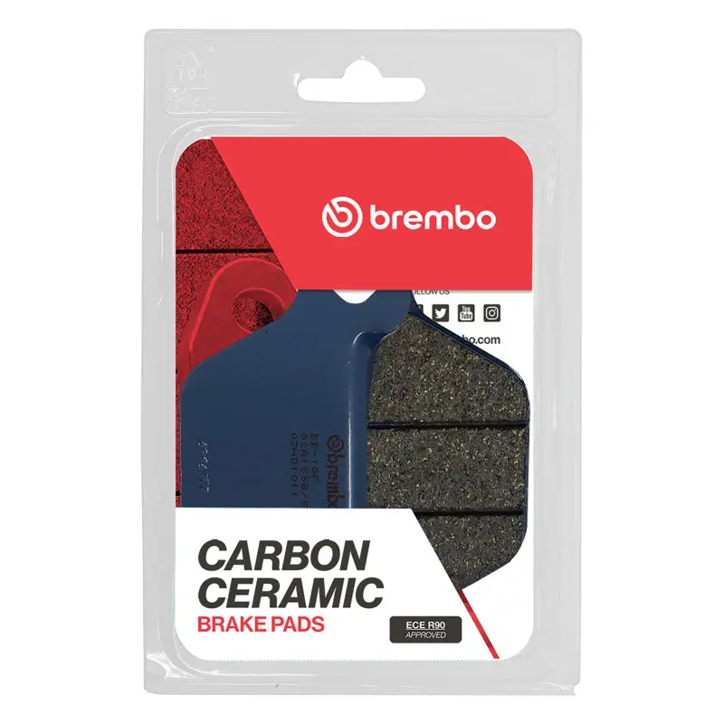 Brembo Oe 88-99 Harley-Davidson Xlh Series Evcc Brake Pad - Rear 1