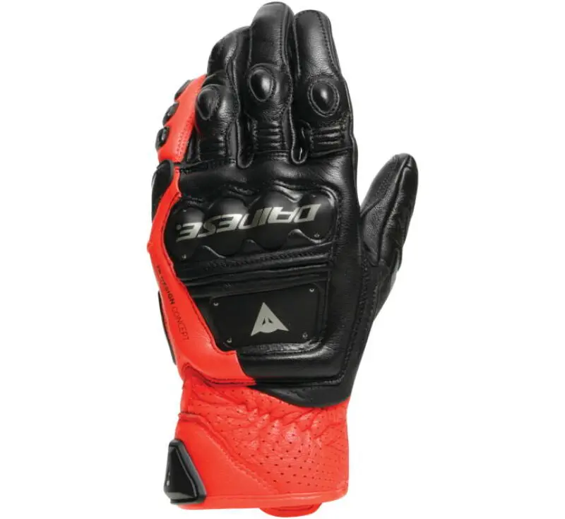 Dainese 4-Stroke 2 Gloves Black/Fluorescent-Red - Small 1