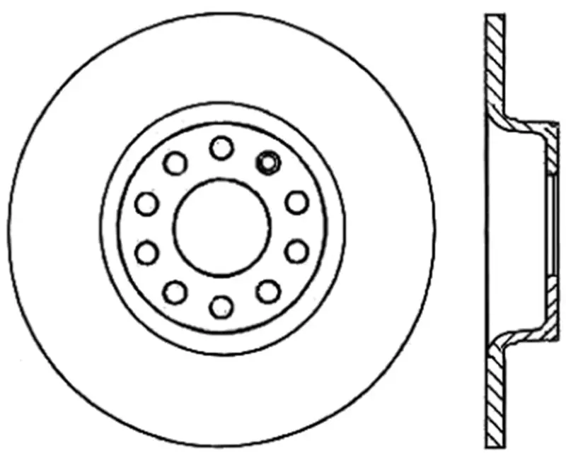 Stoptech Slotted & Drilled Sport Brake Rotor 1