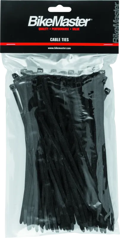 Bikemaster 7.5In Cable Ties (Pack Of 100) - Black 1