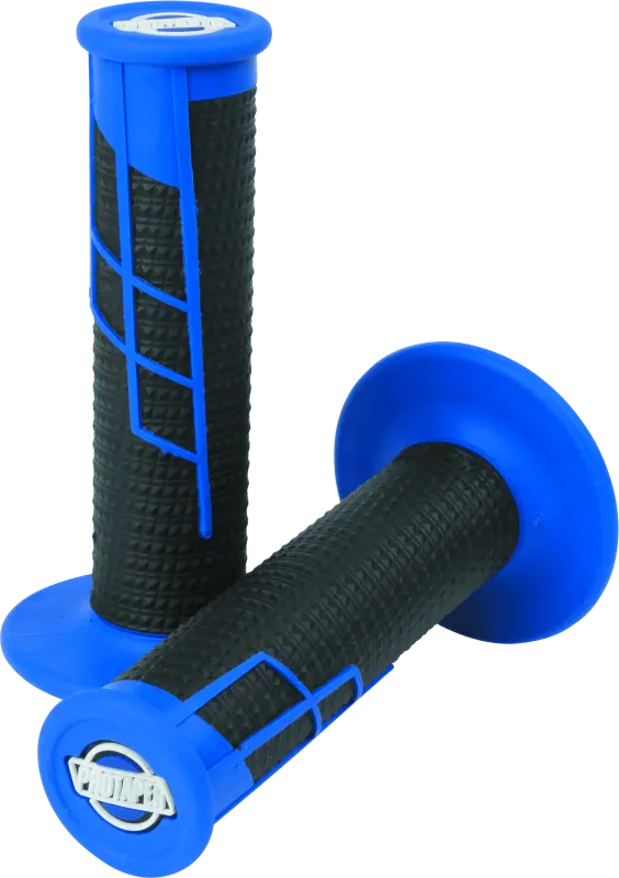 Protaper Clamp-On 1/2 Waffle Grip - Blue/Black 1