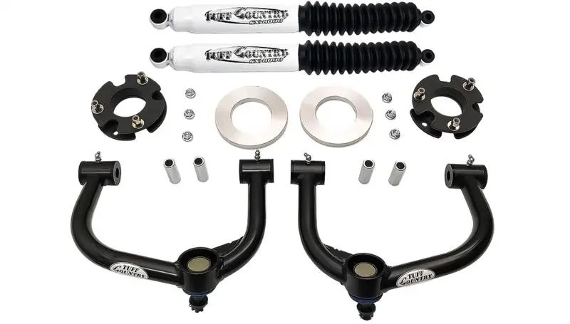 Tuff Country 21-22 Ford F-150 4X4 3In Front Lift Kit W/Ball Joint Upper Control Arms And Shocks 1