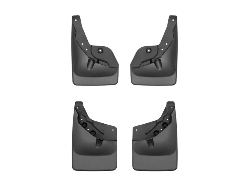 Weathertech 24-25 Toyota Tacoma W/O Fender Flares Front & Rear No Drill Mudflaps - Black 1