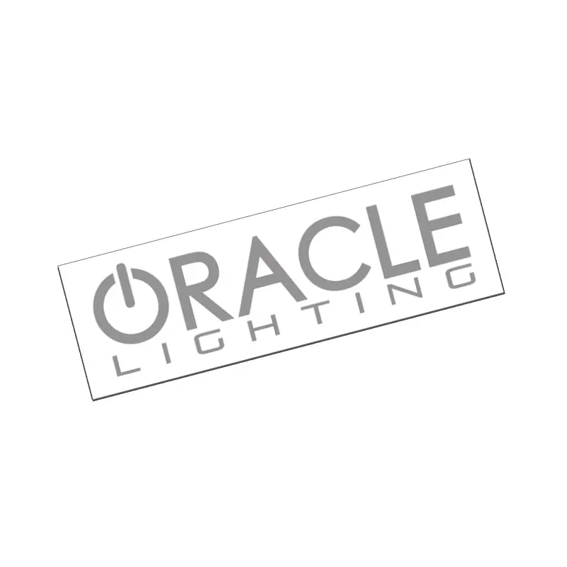 Oracle Decal 12In - Reflected Silver 1