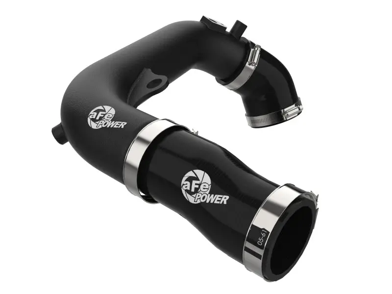 Afe 2024+ Jeep Wrangler Jl L4-2.0L (T) Bladerunner 2-1/2In Aluminum Hot Charge Pipe - Black 1