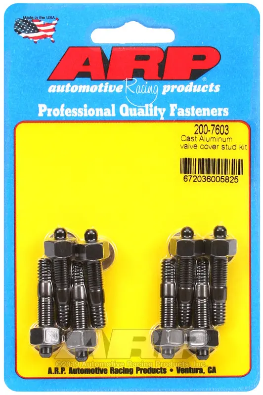 Arp Cast Aluminum Valve Cover Stud Kit - 1/4In X 20 1.5In Oal 1