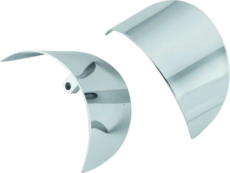 Bikers Choice 86-17 Flh Flt Flst Fxrt Chrome Turn Signal Visor Replaces H-D 67737-88T Pr 1