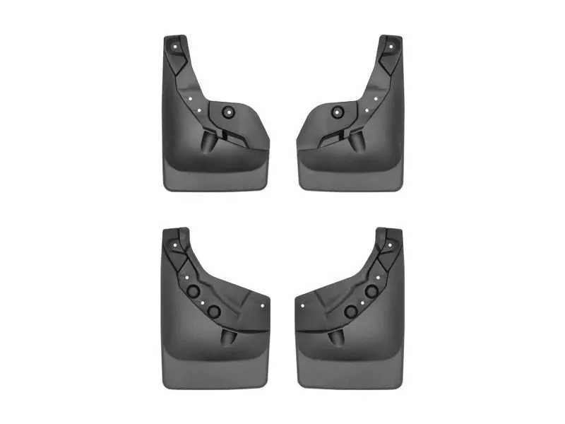Weathertech 24-25 Toyota Tacoma W/Fender Flares Front & Rear No Drill Mudflaps - Black 1