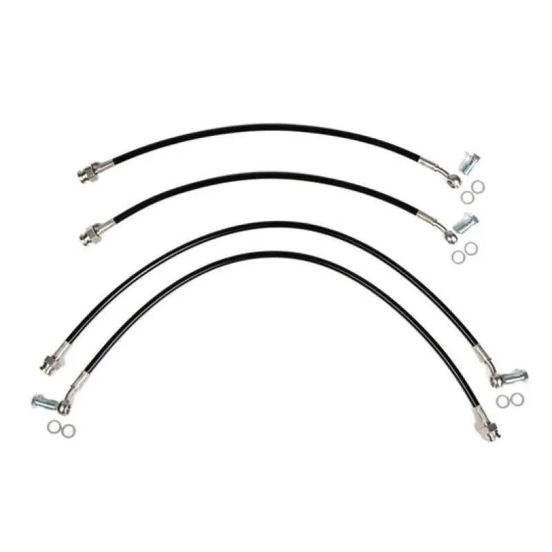 Chase Bays 97-13 Chevrolet Corvette C5/C6 Front And Rear Extended Caliper Brake Lines 1