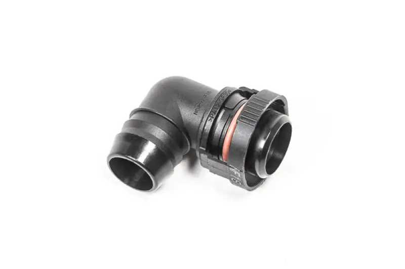 Radium Engineering 19Mm Male To 90Deg 3/4In Barb V2 Quick Connect Fitting 1