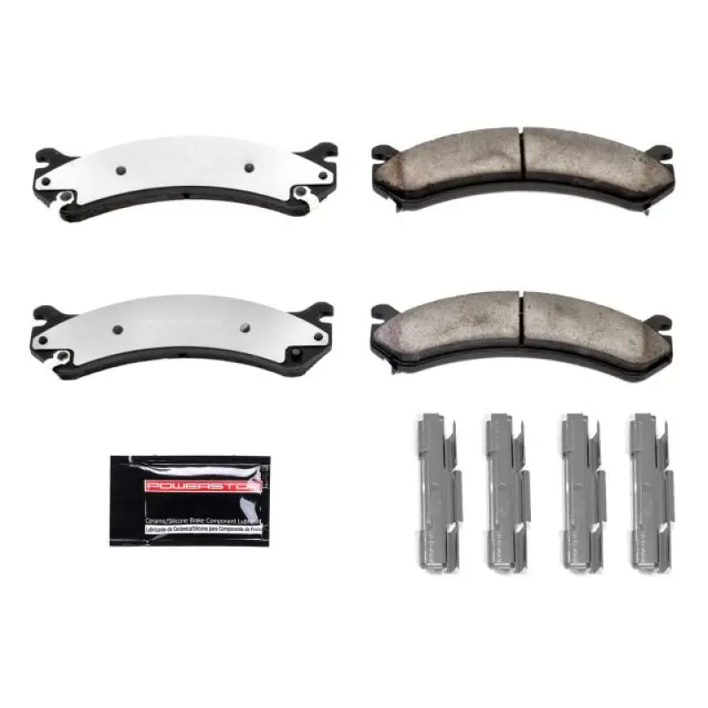 Power Stop 00-05 Cadillac Deville Front Z36 Truck & Tow Brake Pads W/Hardware 1