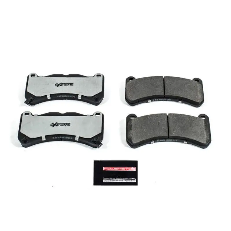 Power Stop 13-14 Ford Mustang Front Z26 Extreme Street Brake Pads W/Hardware 1