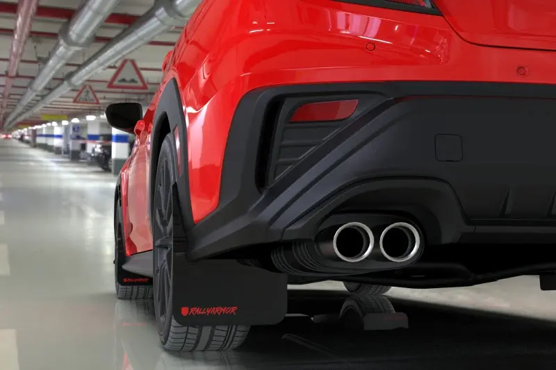 Rally Armor 22-25 Subaru Wrx Black Ur Mud Flap Altered Font Met. Blk Logo 1