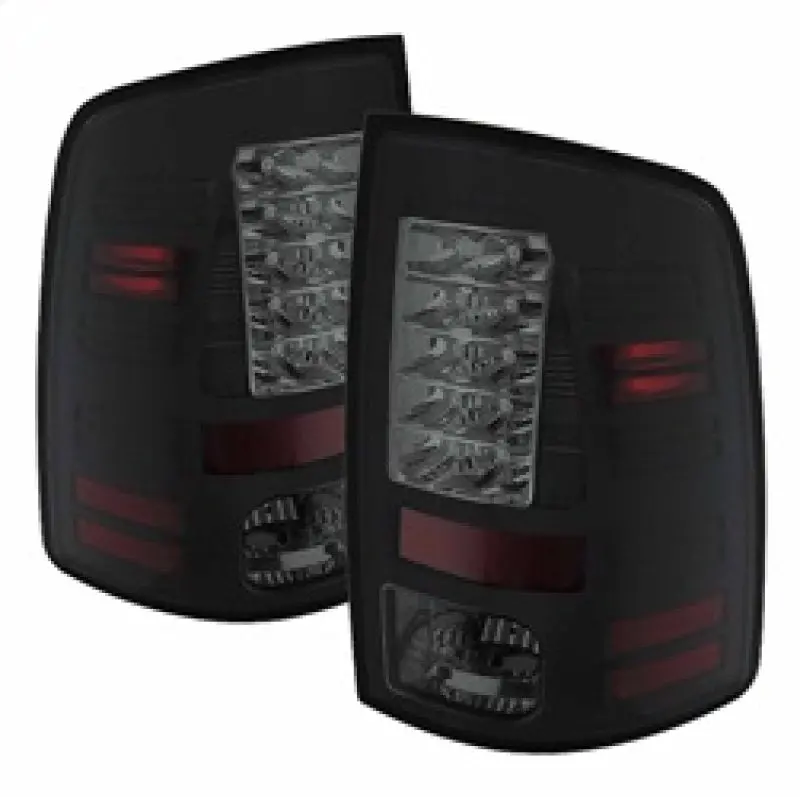 Spyder Dodge Ram 1500 09-14 Led Tail Lights Incandescent- Blk Smke Alt-Yd-Dram09-Led-Bsm 1