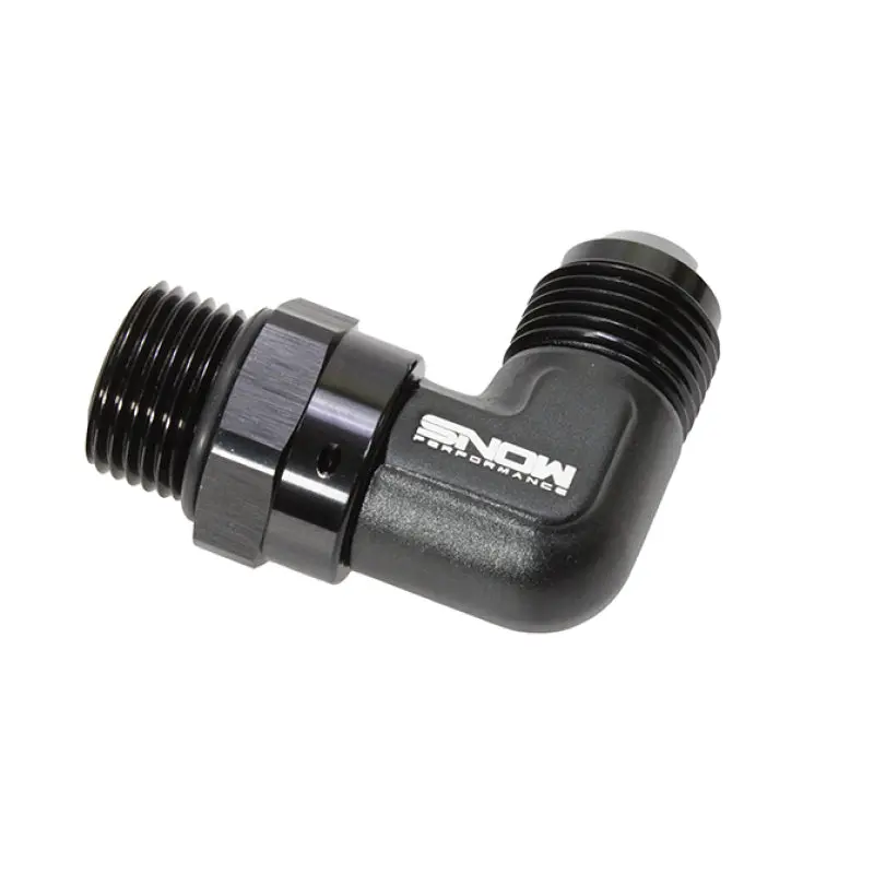 Snow -10 Orb To -10An 90 Degree Swivel Fitting (Black) 1