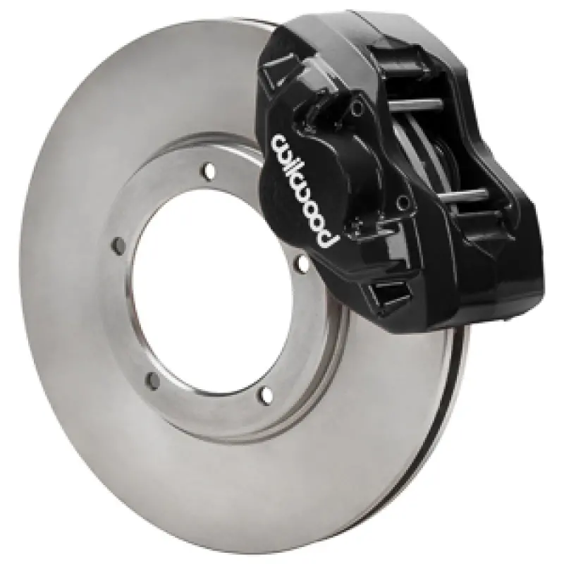 Wilwood 84-89 Porsche 911 D45 11.10In. Front Brake Kit W/ Flex Lines - Black 1