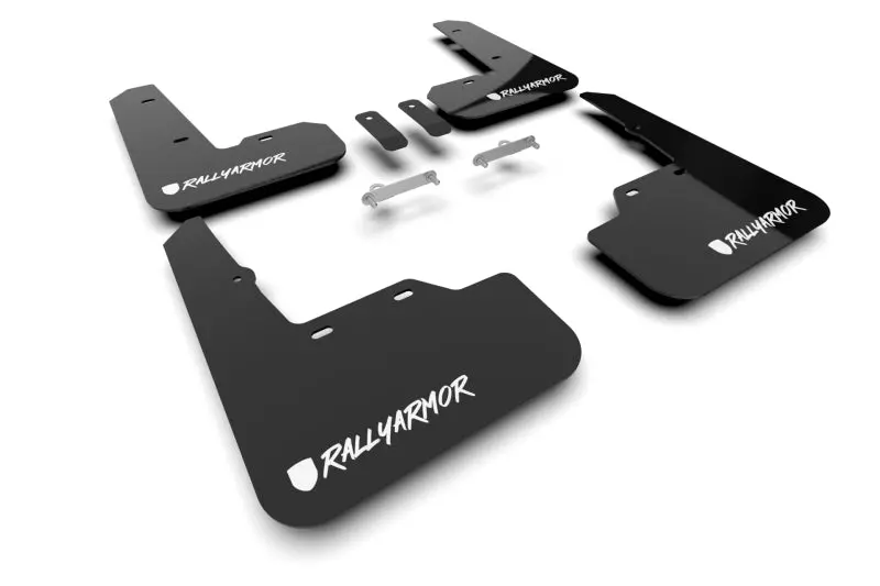 Rally Armor 22-25 Subaru Wrx Black Ur Mud Flap Altered Font White Logo 1