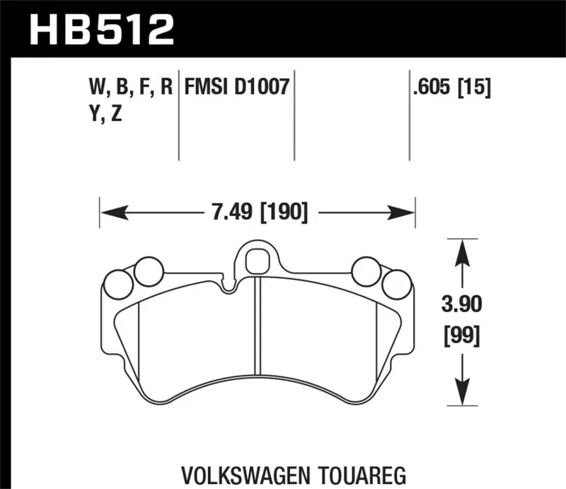 Hawk Hps Street Brake Pads 1