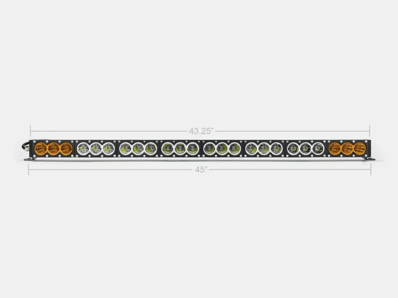 Cali Raised 43 Amber/White Dual Function Led Bar - No Wire Harness / No Switch 1