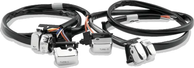 Twin Power 96-06 Big Twin And Xl Chrome Handlebar Switch Kit 1
