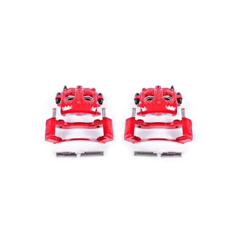 Power Stop 97-02 Ford Expedition Front Red Calipers W/Brackets - Pair 1