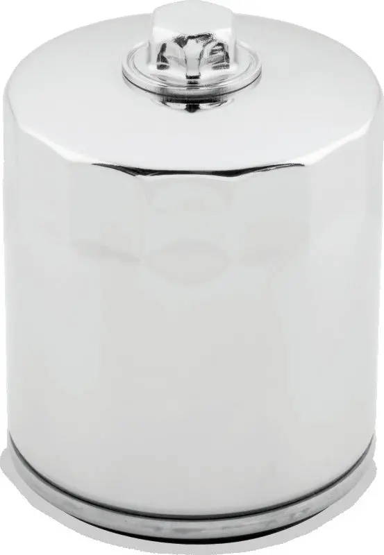 Twin Power M8 Chrome Oil Filter With Nut Replaces H-D 62700297 1