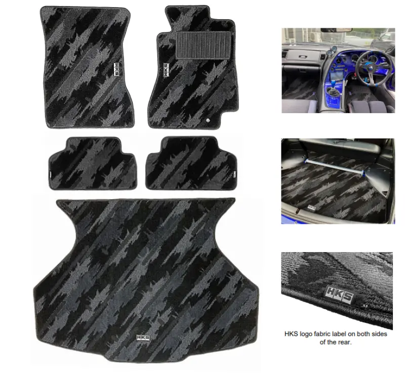 Hks Floor Mats Jza80 Full Set Oct Rhd 1