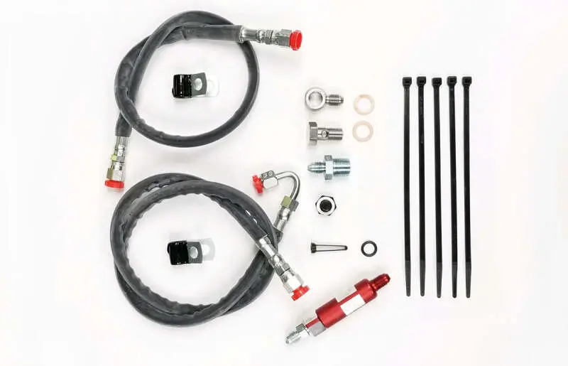 Forced Performance Mitsubishi Evo 9 Journal Bearing To Filter Housing Oil Supply Line W/Filter 1