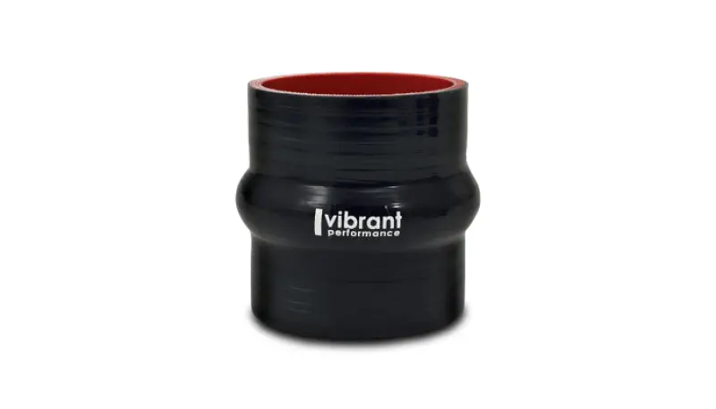 Vibrant Silicone  Hump Hose Coupler 1.25In Id X 3.00In Long - Black 1