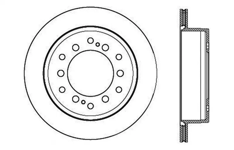 Stoptech Slotted & Drilled Sport Brake Rotor 1