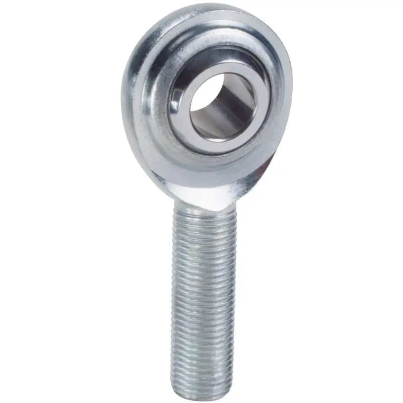 Qa1 C Series 2-Pc Rod End - Male/Left Hand - .375In Bore X 3/8-24 - Carbon Steel 1