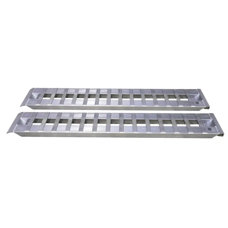 Gen-Y Heavy-Duty 10Ft Aluminum Loading Ramps 15In X 120In 5K Capacity Per Ramp - Pair 1
