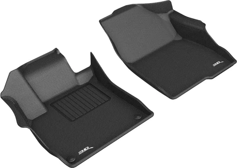 3D Maxpider 2018-2020 Honda Accord Kagu 1St Row Floormat - Black 1