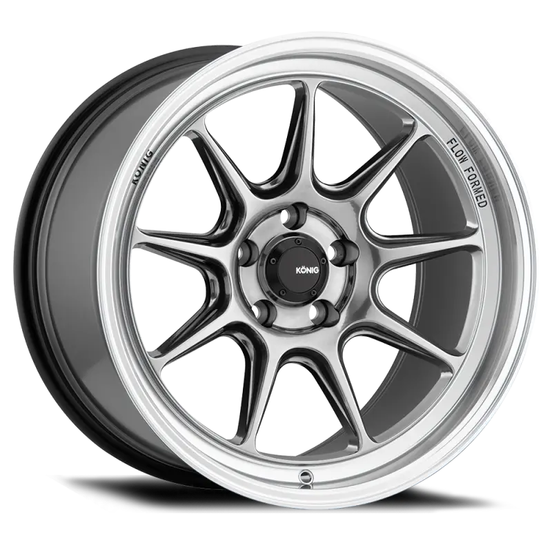 Konig Countergram 18X8.5 5X112 Et43 Hyper Chrome / Machined Lip 1