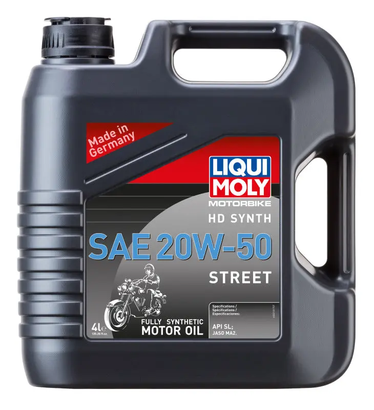 Liqui Moly 4L Motorbike Hd Synth Sae 20W50 Street 1
