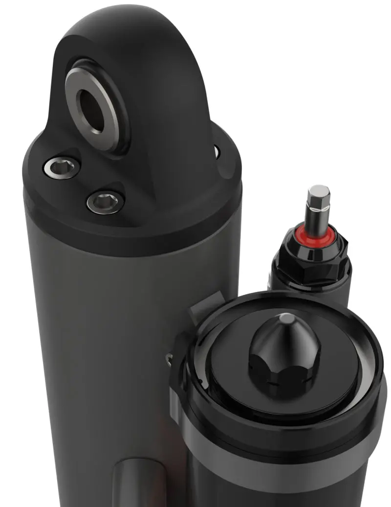 Fox 3.5 Factory Race 3/4In Shaft 5-Tube External Bypass 18In Piggyback Shock - Right 1