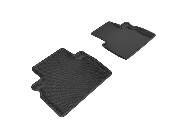 3D Maxpider 2016-2017 Infiniti Qx50 Kagu 2Nd Row Floormats - Black 1