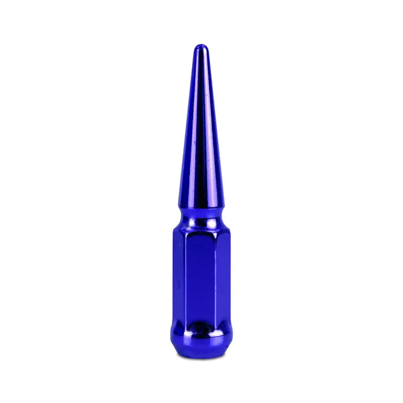 Mishimoto Steel Spiked Lug Nuts M12x1.5 20Pc Set - Blue 2