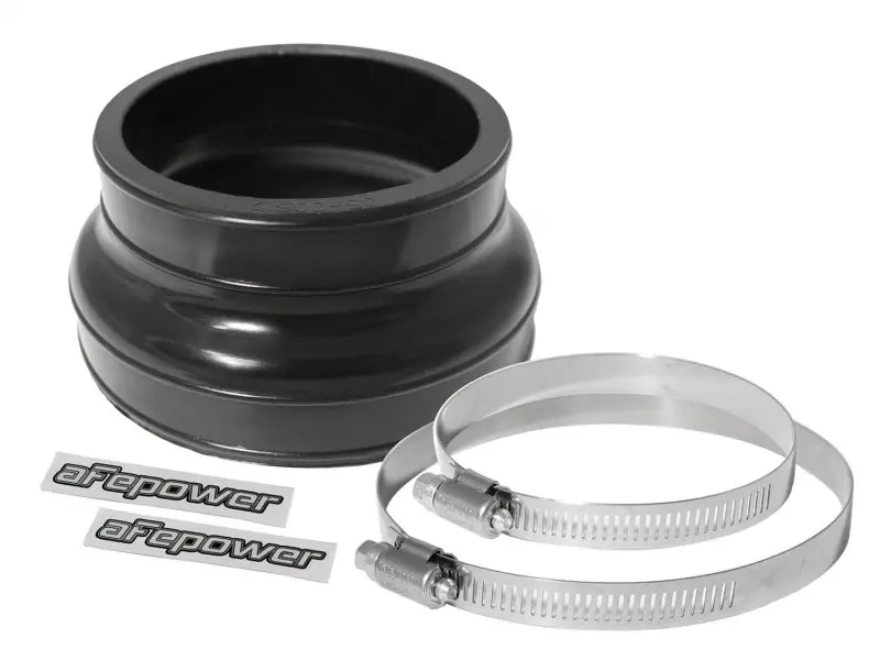 Afe Magnum Force Cai Univ. (4-1/4In Id To 3-1/2In Id X 2-1/2In L) Straight Reducing Coupler - Black 1