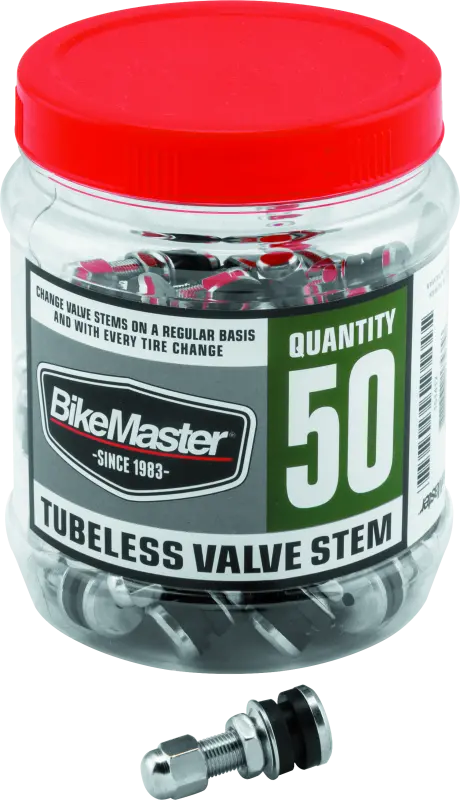 Bikemaster Valve Stem Chrome Tubeless Tub 50 1