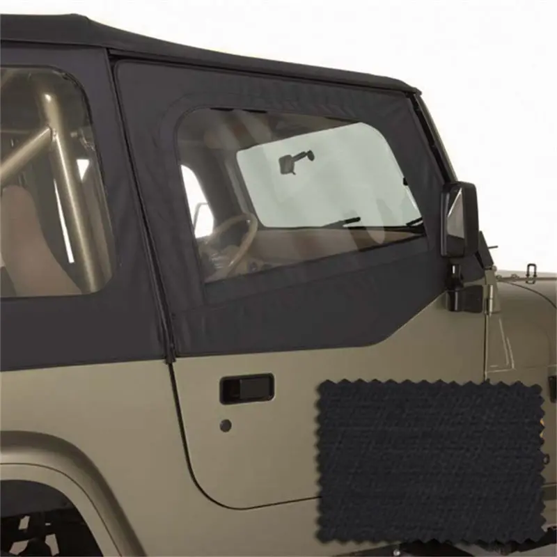 Rugged Ridge Door Skins Black Diamond 88-95 Jeep Wrangler Yj 1