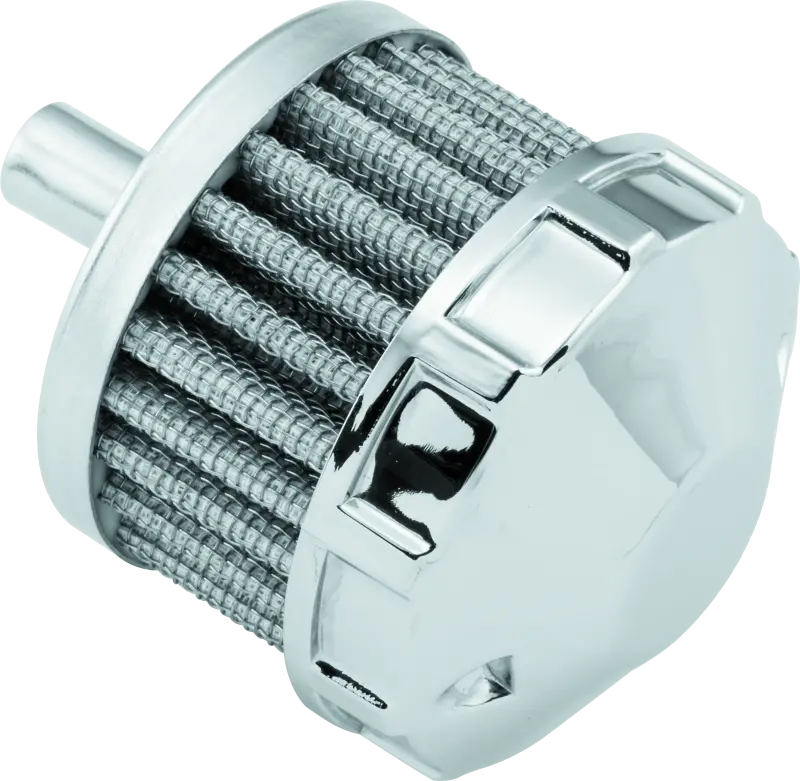 Bikers Choice Chrome Replacement Breather Filter 3/8 Hose Custom 1