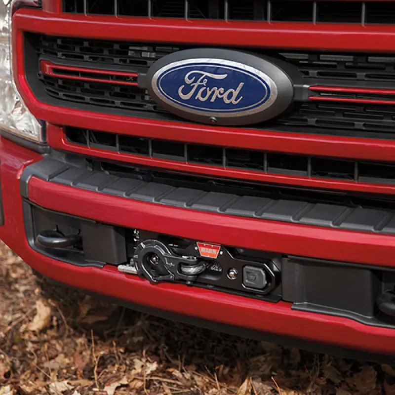 Ford Racing 23-24 Super Duty Ford Performance Parts/Warn Winch Kit 1