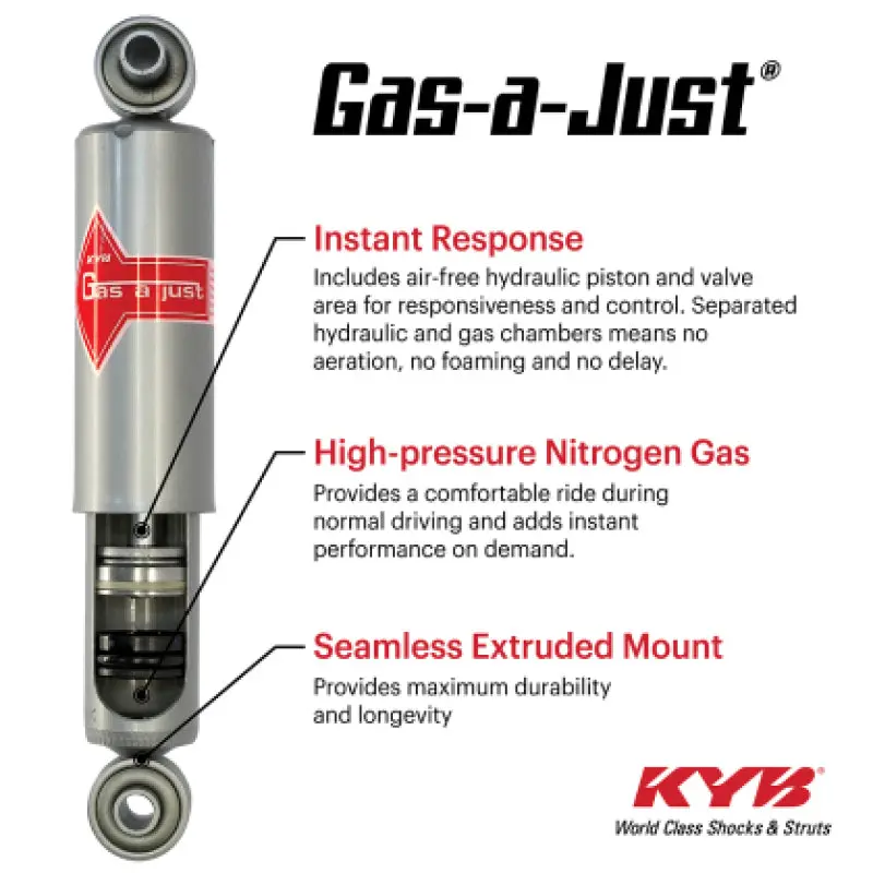 Kyb 03-09 Toyota 4Runner (Exc. X-Reas, Adj Susp.) Gas-A-Just Shock - Rear 1